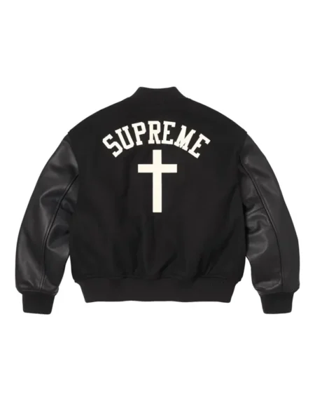 Supreme Cross Varsity Jacket