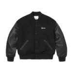 Supreme Cross Black Varsity Jacket