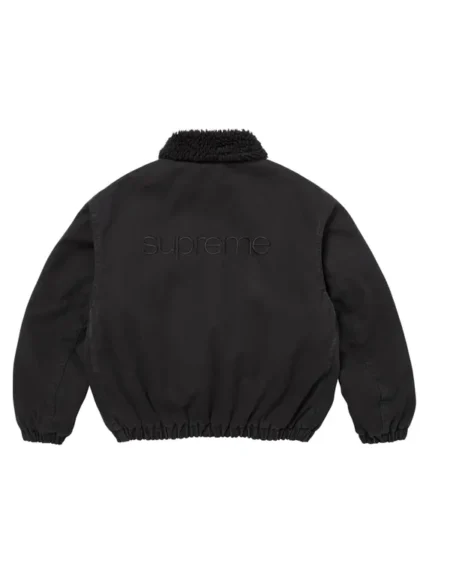 Supreme Faux Lined Black Jacket