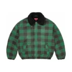 Supreme Faux Green Cotton Jacket