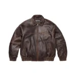 Supreme-Gem Studded Brown Jacket