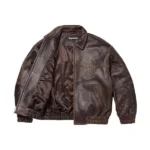 Supreme-Gem Studded Leather Jacket