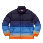 Supreme Gradient Blue Puffer Jacket