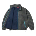 Supreme Plaid Track Cotton Jacket