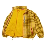 Supreme Plaid Track yellow Jacket