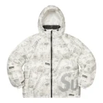 Supreme Receipts Hooded White Jacket