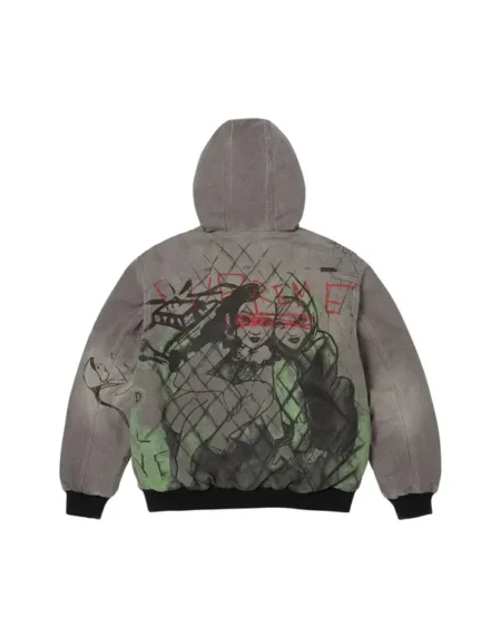 Supreme Rita Ackermann Gray Jacket
