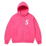 Supreme S Logo Zip Hooded Jacket