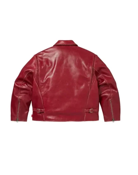 Supreme Schott Distressed Leather Jacket