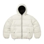 Supreme Schott Puffer White Jacket