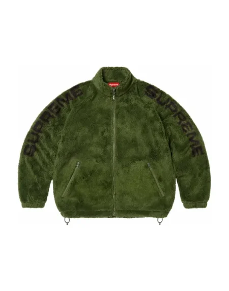 Supreme Shoulder Logo Green Jacket