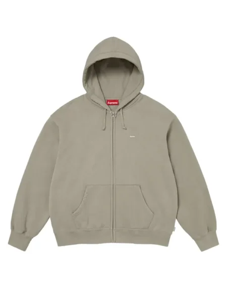 Supreme Small Box Hooded Gray Jacket