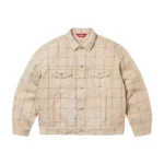 Supreme Studded Seam Beige Jacket
