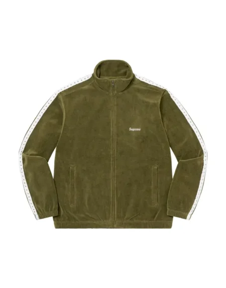 Supreme Studded Velour Track Jacket