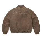 Supreme Swarovski Studded Brown Jacket