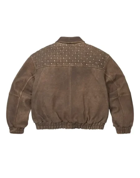 Supreme Swarovski Studded Brown Jacket