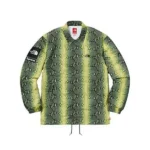 Supreme TNF Coaches Green Jacket