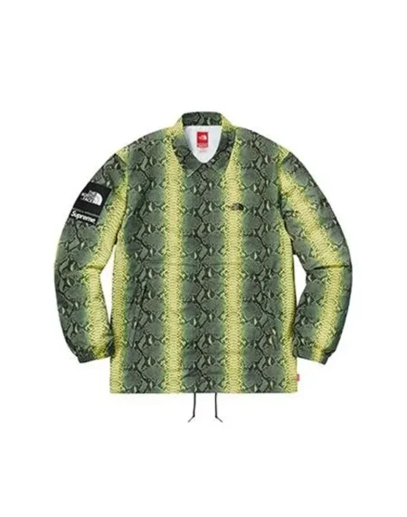 Supreme TNF Coaches Green Jacket
