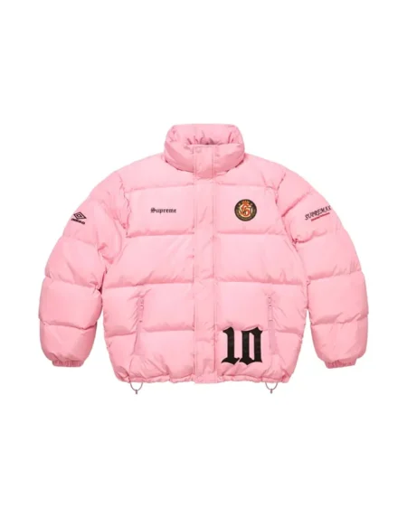 Supreme Umbro Down Puffer Pink Jacket