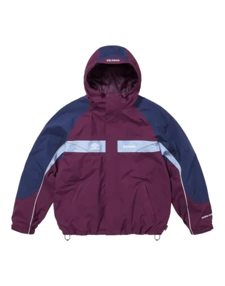 Supreme X Umbro Gore Burgundy Jacket
