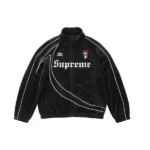 Supreme Umbro Velour Black Jacket