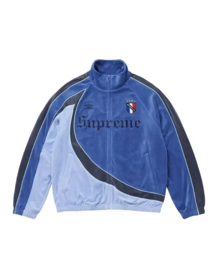 Supreme Umbro Velour Blue Jacket