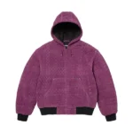 Supreme Woven Hooded Purple Jacket