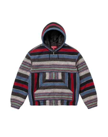 Supreme Woven Stripe Black Jacket