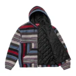 Supreme Woven Stripe Hooded Jacket
