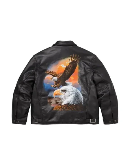 Supreme X Maison Schott Eagle Jacket