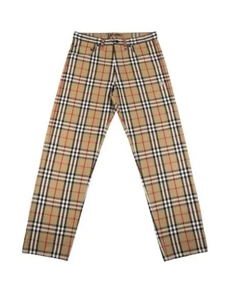 Supreme Burberry Beige Trouser