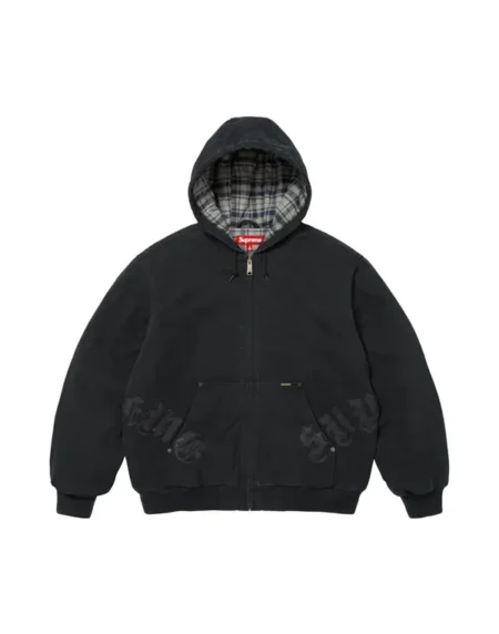 Supreme Applique Black Jacket
