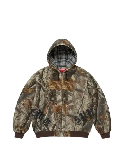 Supreme Applique Work Brown Jacket