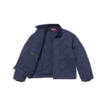 Supreme Plaid Simon Navy Blue Jacket