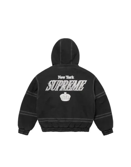 Supreme Stadium Mitchell Black Cotton Jacket